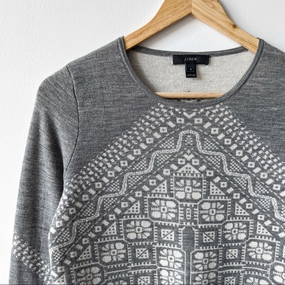 J.Crew 100% Merino Wool “Scarf” Sweater - Picture 2 of 15